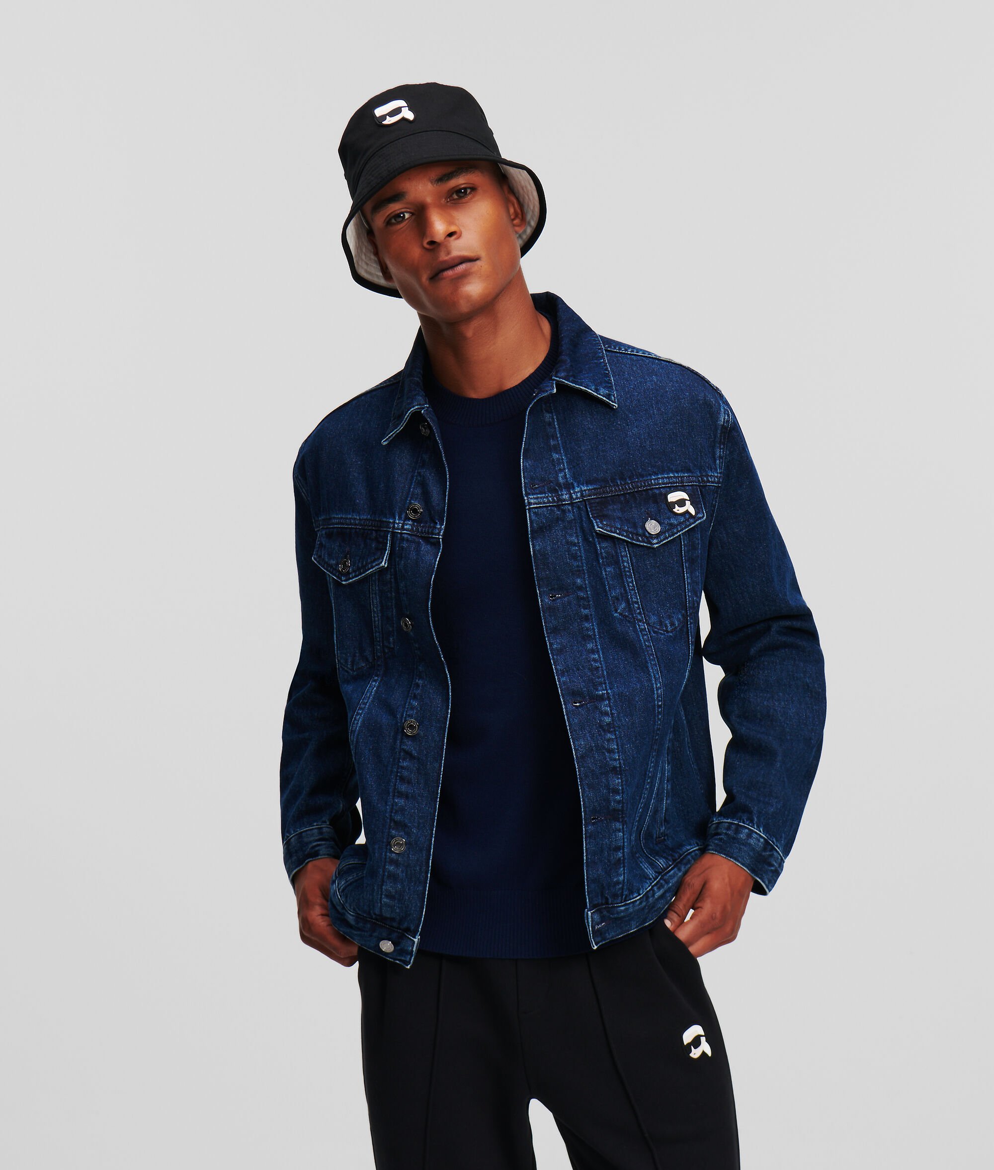 (image for) Powerful K/IKONIK SLIM-FIT DENIM JACKET